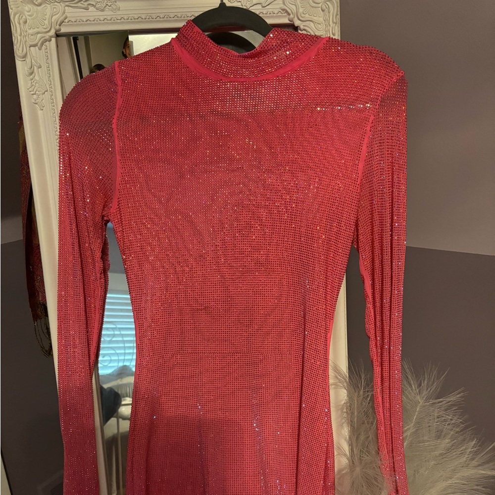 Pink rhinestone dress from Akira